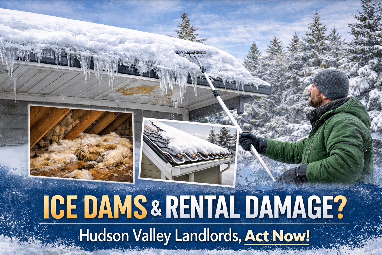 Ice Dams Are Harming Hudson Valley Rental Properties This Winter — Here’s What Landlords Should Do